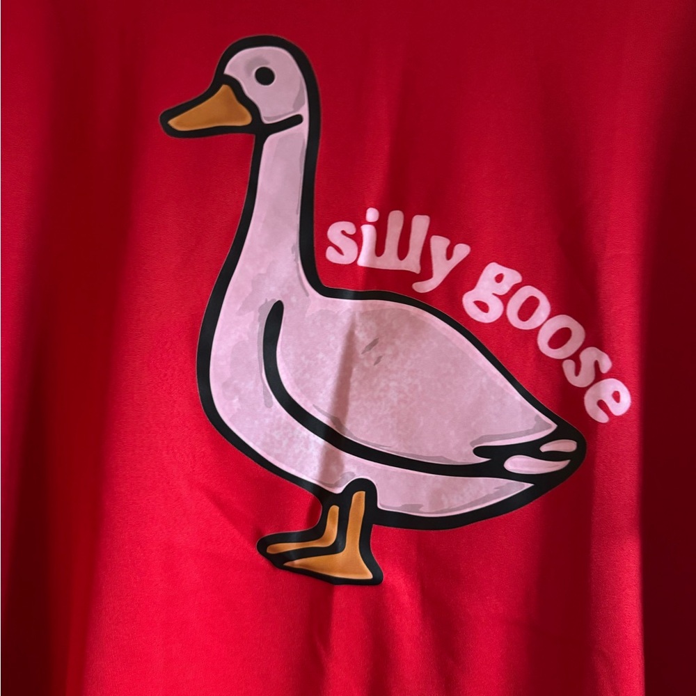 Red Silly Goose Graphic Tee